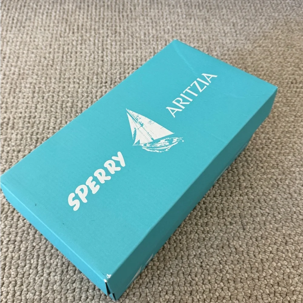 Aritzia x Sperry collab boat shoes with paracord laces